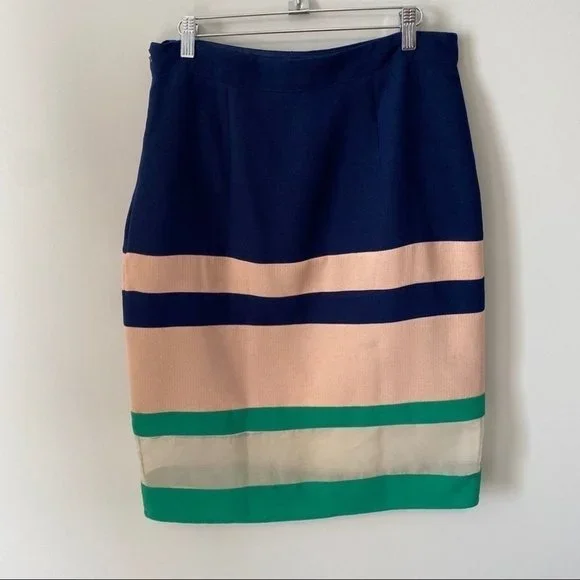 Anthropologie Harlyn Parfait Striped Skirt - Picture 5 of 10